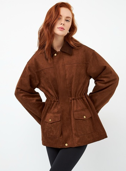 Куртка из замши