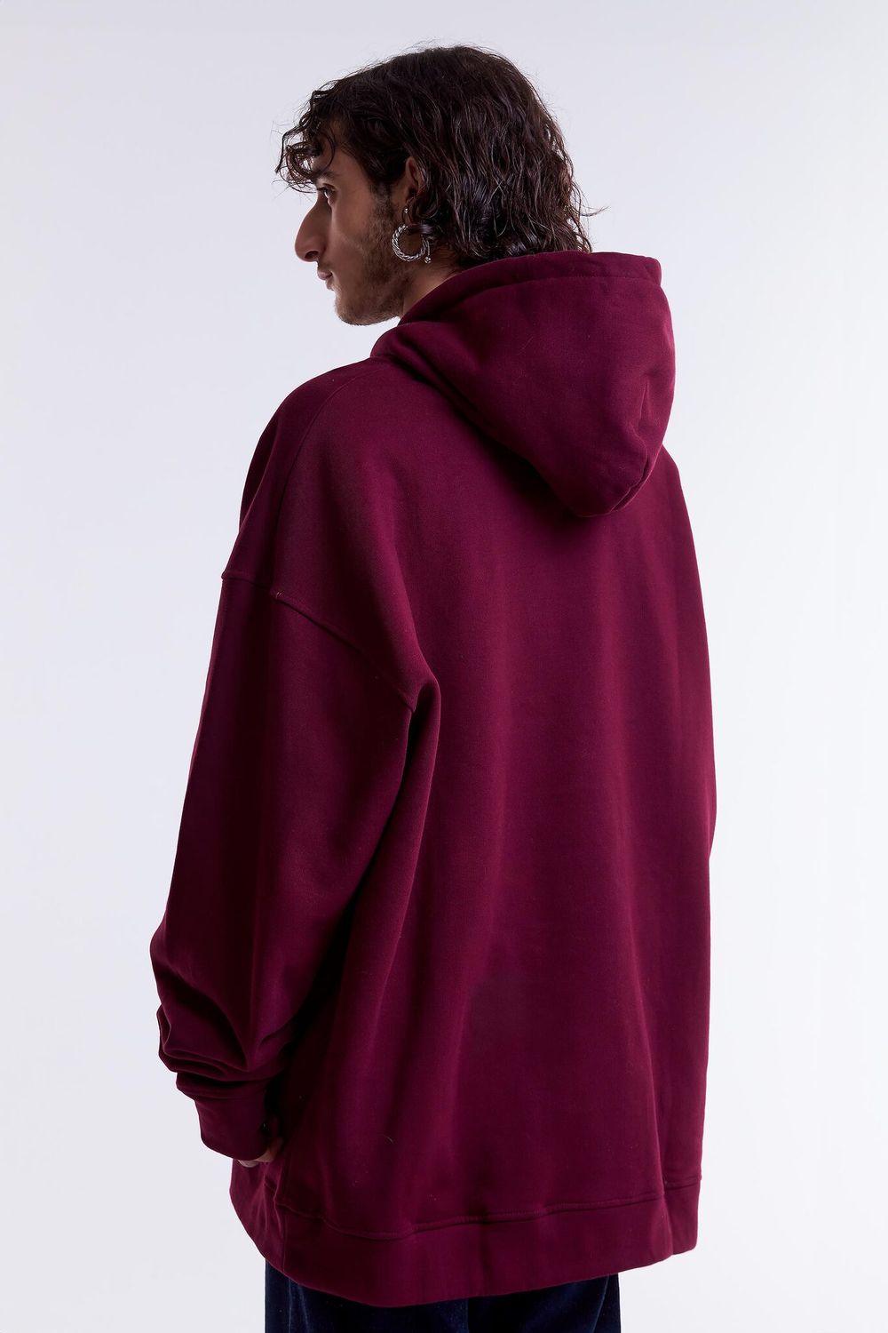 Худи Гербарий Клевер Warm Бордо