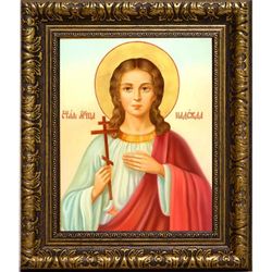Надежда Римская Святая мученица. Икона на холсте.
