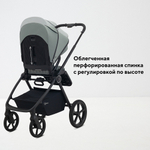 Детская коляска Rant Teo Soft 3 в 1 с автокреслом Miro Black Olive