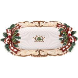 БЛЮДО LEFARD "ЕЛКА" ПРЯМОУГОЛЬНОЕ 45*30*3 СМ (КОР=6ШТ.)