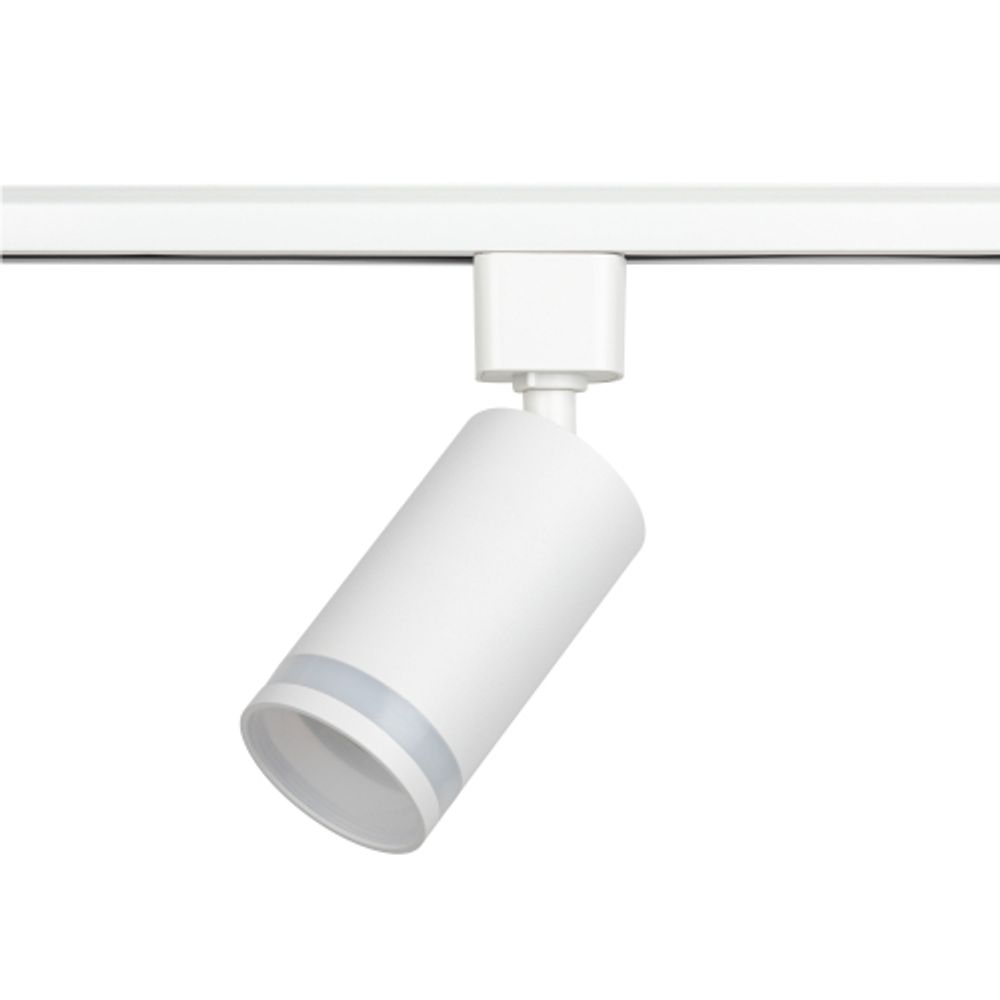 Трековый светильник однофазный ЭРА TR77 - GU10 WH под лампу GU10 белый