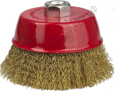 STAYER 75 мм, витая латунированная стальная проволока, 0.3 мм, Щетка чашечная, PROFESSIONAL (35125-075)