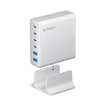 Зарядная станция Charging Station GaN 4xUSB-C, 2xUSB-A, 160Вт, PD, QC, белый