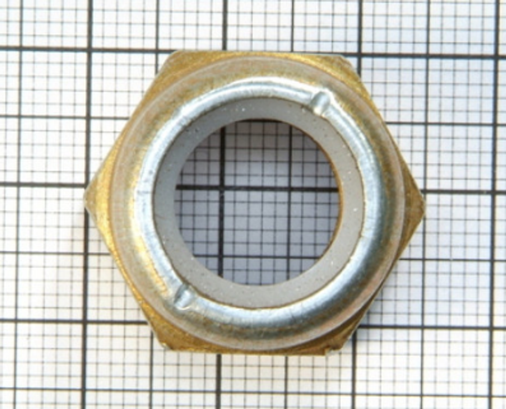 Гайка 14х1.50 с нейлоновым кольцом шаровой опоры (завод) (уп10\20шт) 519