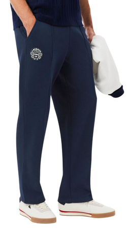Мужские теннисные штаны Lacoste Heritage - navy blue