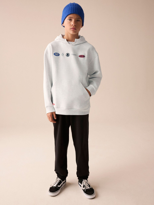 Толстовка с капюшоном для мальчика Next E43-868, Белый