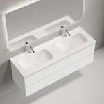 Тумба подвесная Sancos Folk c двумя ящиками 690х445х500, Bianco, FL70W