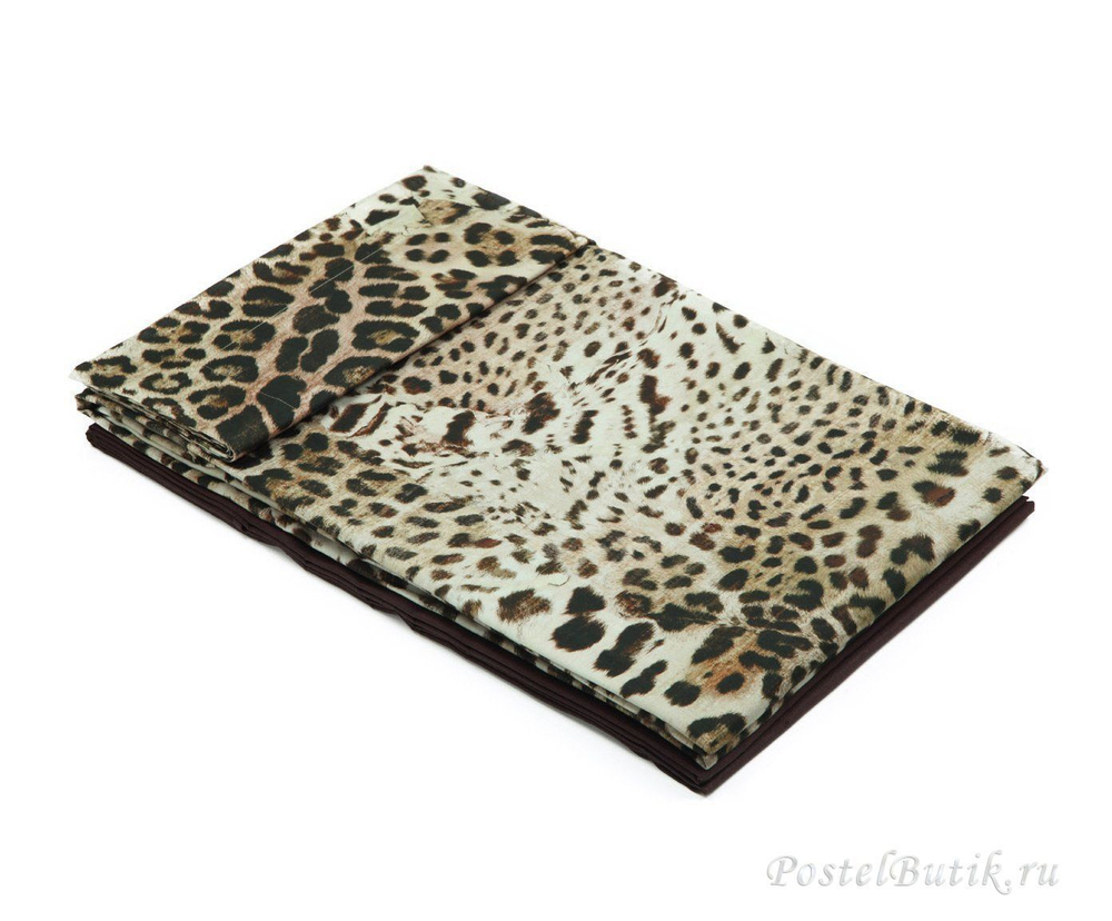 Постельное белье 2 спальное евро Roberto Cavalli Bravo коричневое фото вид