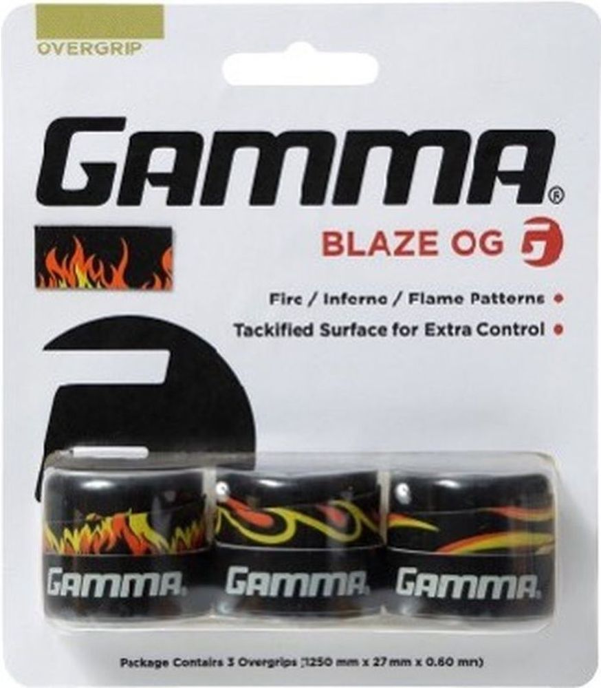 Теннисные намотки Gamma Blaze black 3P