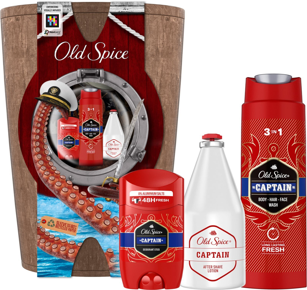 Old Spice Captain Barel - подарочный набор (для мужчин) /   / GTIN 8006540675083