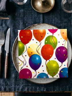 Салфетки бумажные праздничные трёхслойные для сервировки и декупажа Белиссимо