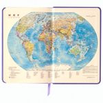 Ежедневник недатированный А5 138х213 мм BRAUBERG "Imperial" под кожу, 160 л., фиолетовый, 111854