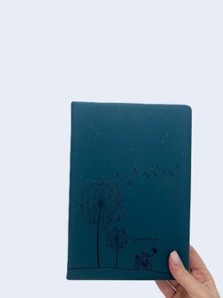 Блокнот 135 л. В5 25*17,5 см лин. т.бирюзовый одуванчик(7670-9)