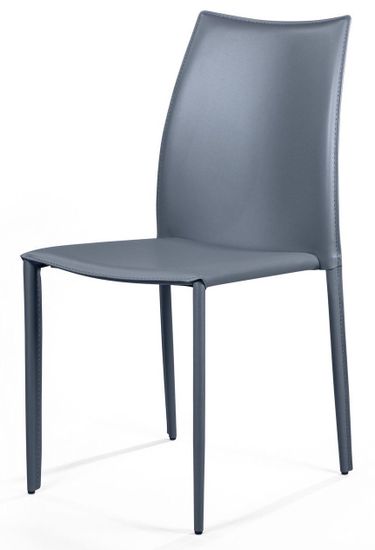 Стул Rolf, кожа антрацит