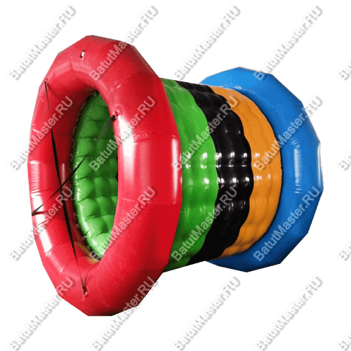 Аттракцион надувной роллер «Радуга», ПВХ, 2,4*2,2*2,2 м
