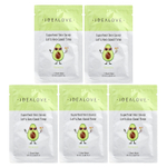 Idealove, Superfood Skin Savior, маска для лица с суперфудами, авокадо, 5 шт. по 20 мл (0,68 жидк. унции)