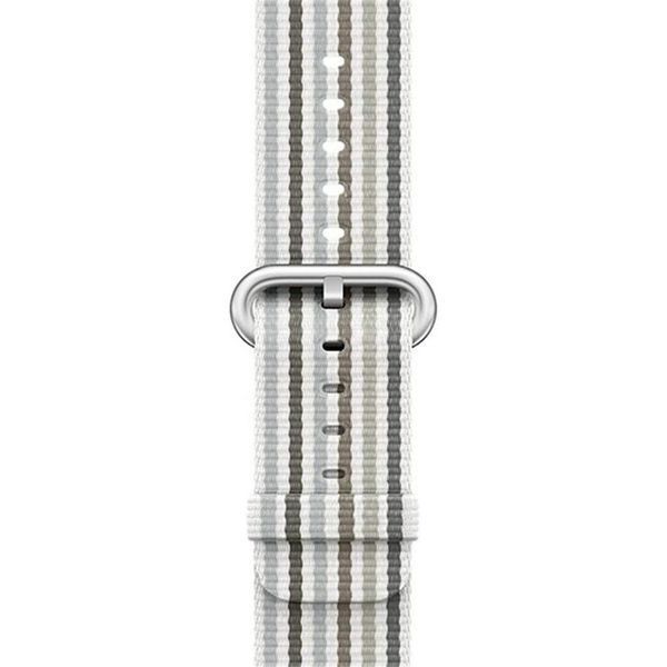 Ремешок COTEetCI W30 Nylon Rainbow Band (WH5251-WG-42) для Apple Watch 44мм/ 42мм Бело-Графитовый