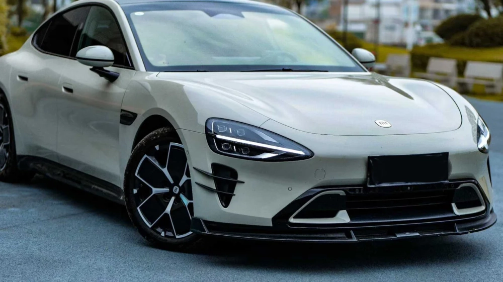 Обвес для Xiaomi SU7 Сяоми губа переднего бампера боковые юбки задний диффузор