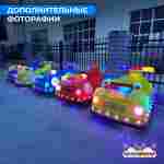 Детский электромобиль для детского центра «Жёлтый гром» двухместный, полный привод