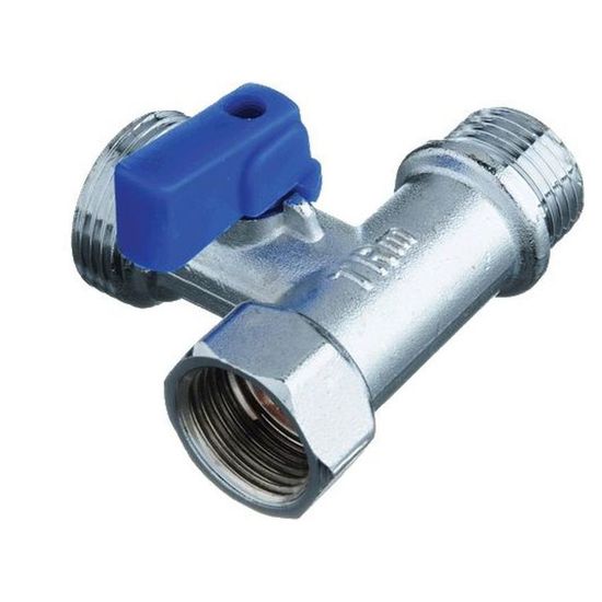 Кран для стиральной машины  1/2в-3/4н-1/2н