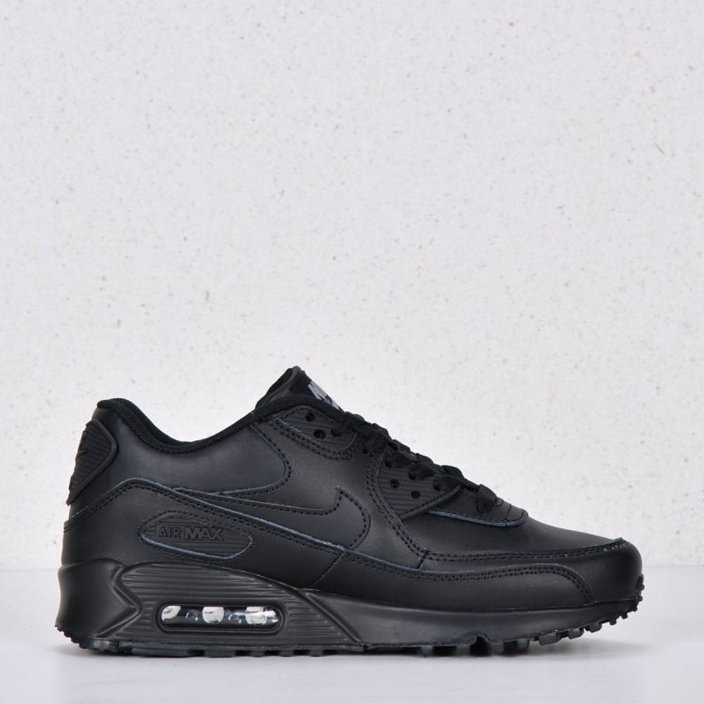 Кроссовки Nike Air Max 90 Leather Black арт s656-1