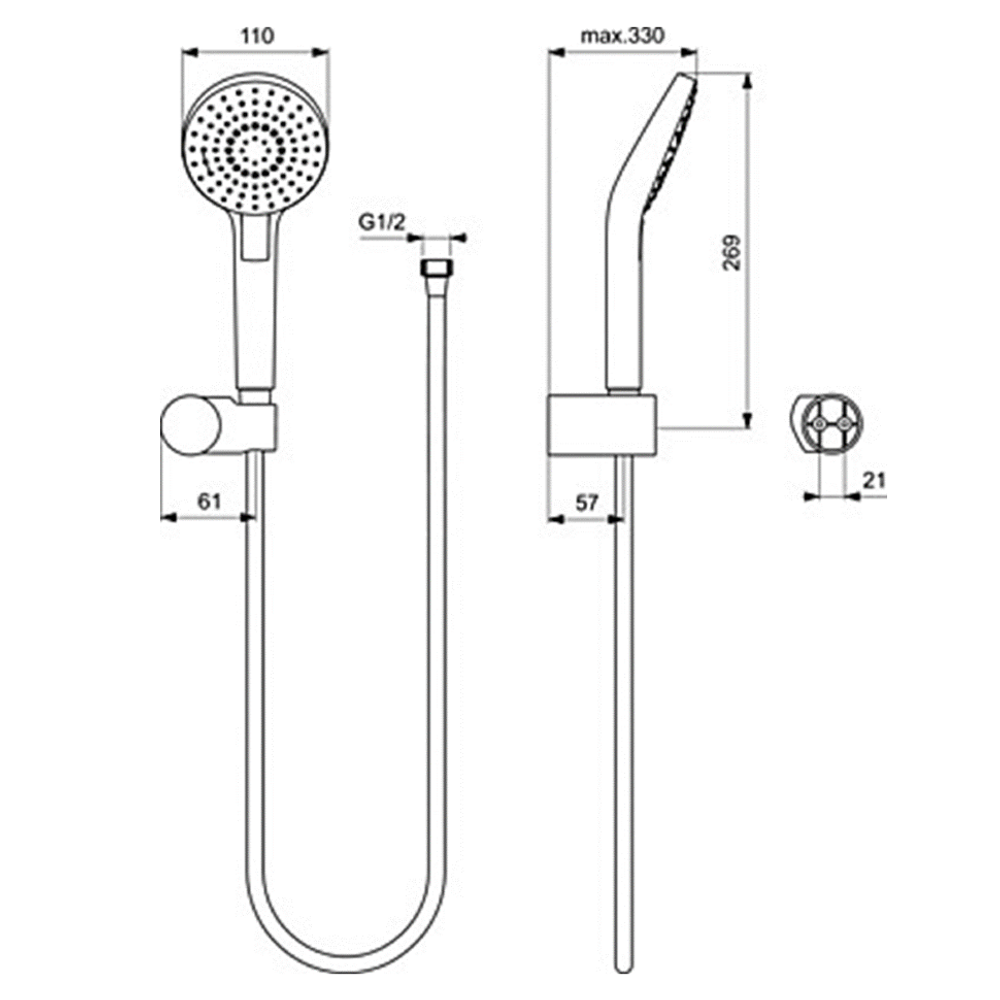 Комплект для встройки 6 в 1 Ideal standard CERATHERM