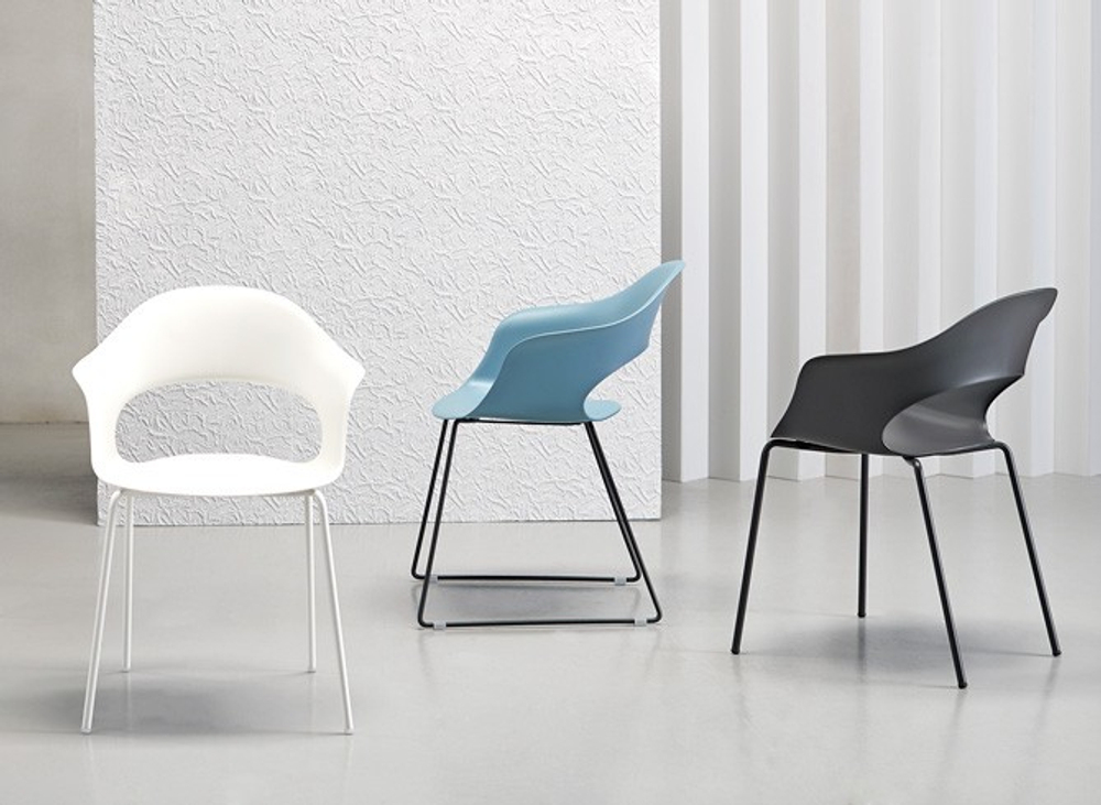 Кресло пластиковое Scab Design Lady B, лен