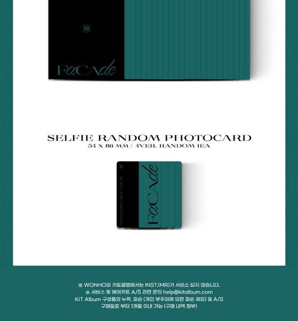 Альбом WONHO - FACADE 3rd Mini Album KIHNO KIT