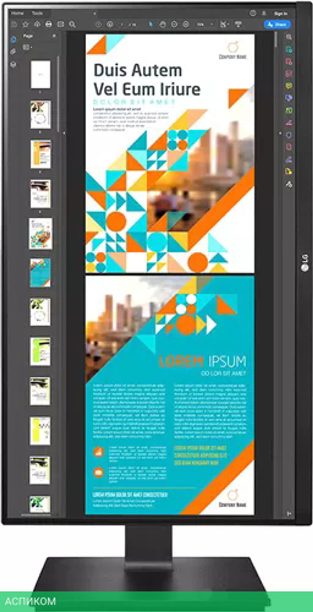 Монитор LG 24QP550-B