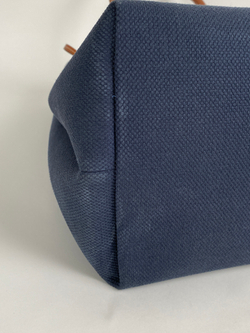 Сумка Celine Calfskin Horizontal Cabas Navy Tan