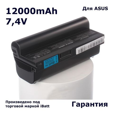 Аккумулятор iBatt 12000mAh, для Eee PC 901 1000H 1000 904HD 1000HD 1000HE XP 1000HA 904 904HA 1000HG