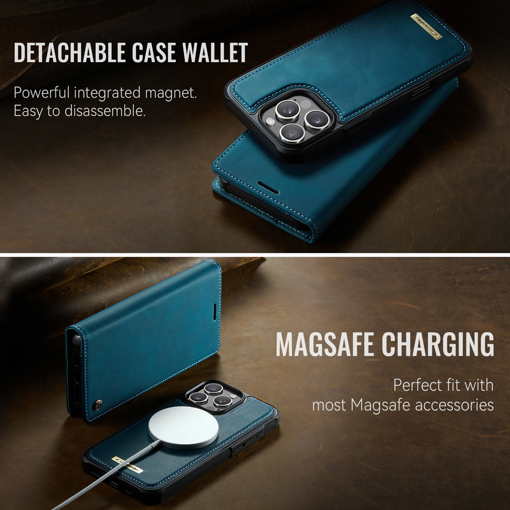 Чехол-кошелек CaseMe 2 in 1 MagSafe iPhone 16 ProMax