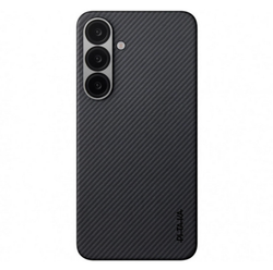Чехол Samsung Galaxy S25 Pitaka Tactile Woven Case (Black/Gray)
