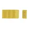 Застежка с крючками желтая 2 ряда, 28*55 мм