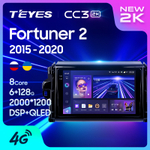 Teyes CC3 2K 9"для Toyota Fortuner 2015-2018