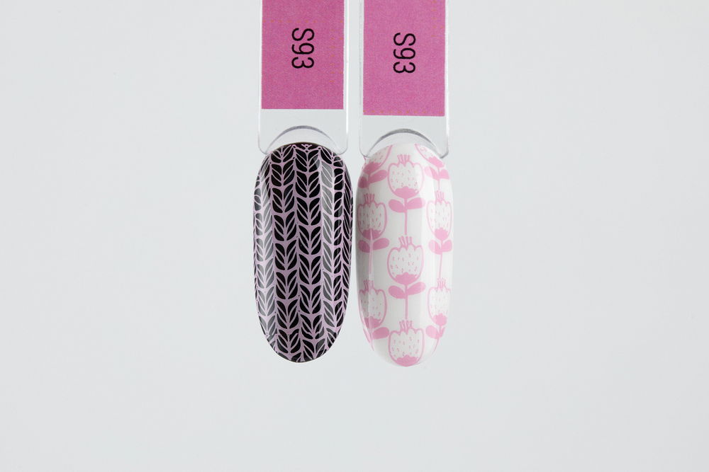 Swanky Stamping Лак для стемпинга S93 облачно розовый,