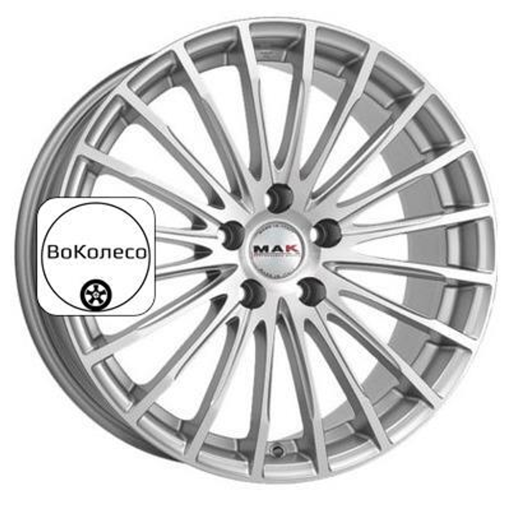 8x18/5x108 ET45 D72 Fatale Silver MAK