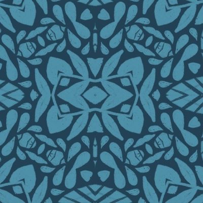 Синие узоры 1
