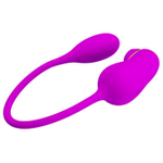 Лиловый вакуумный клиторальный стимулятор Kama с виброяйцом (Цвет: лиловый)