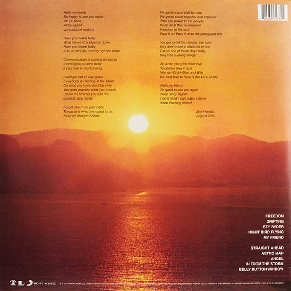 Jimi Hendrix / The Cry Of Love (LP)