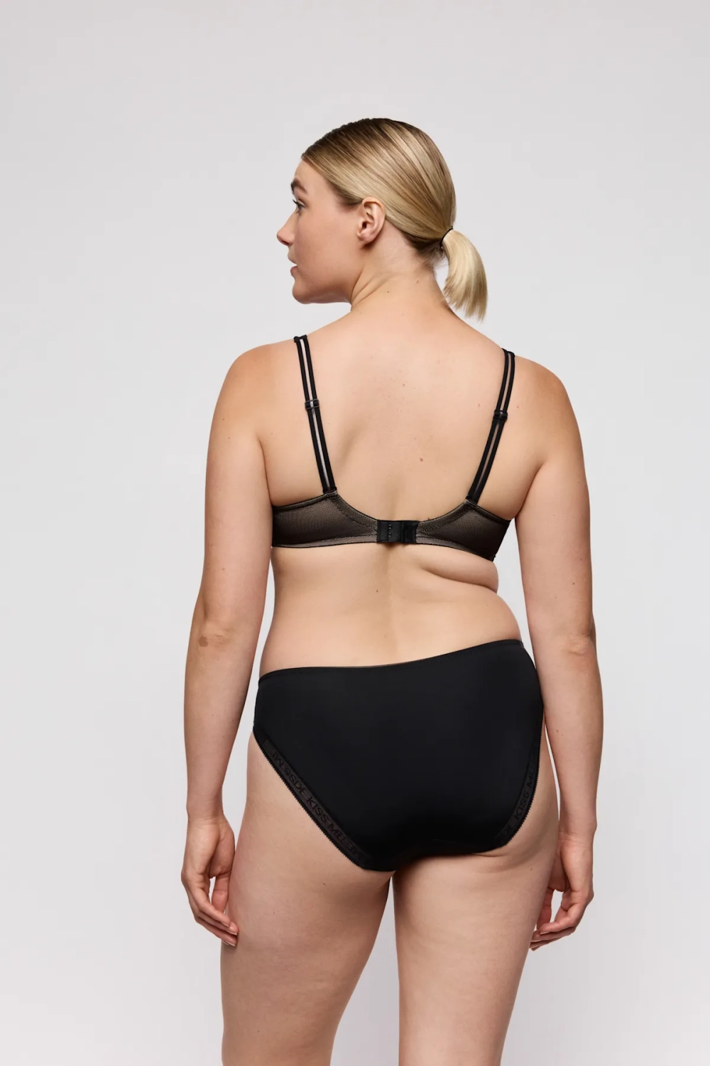 PRIMADONNA Twist Cools Бюстгальтер с глубоким V-образным вырезом, средняя степень подкладки, черный