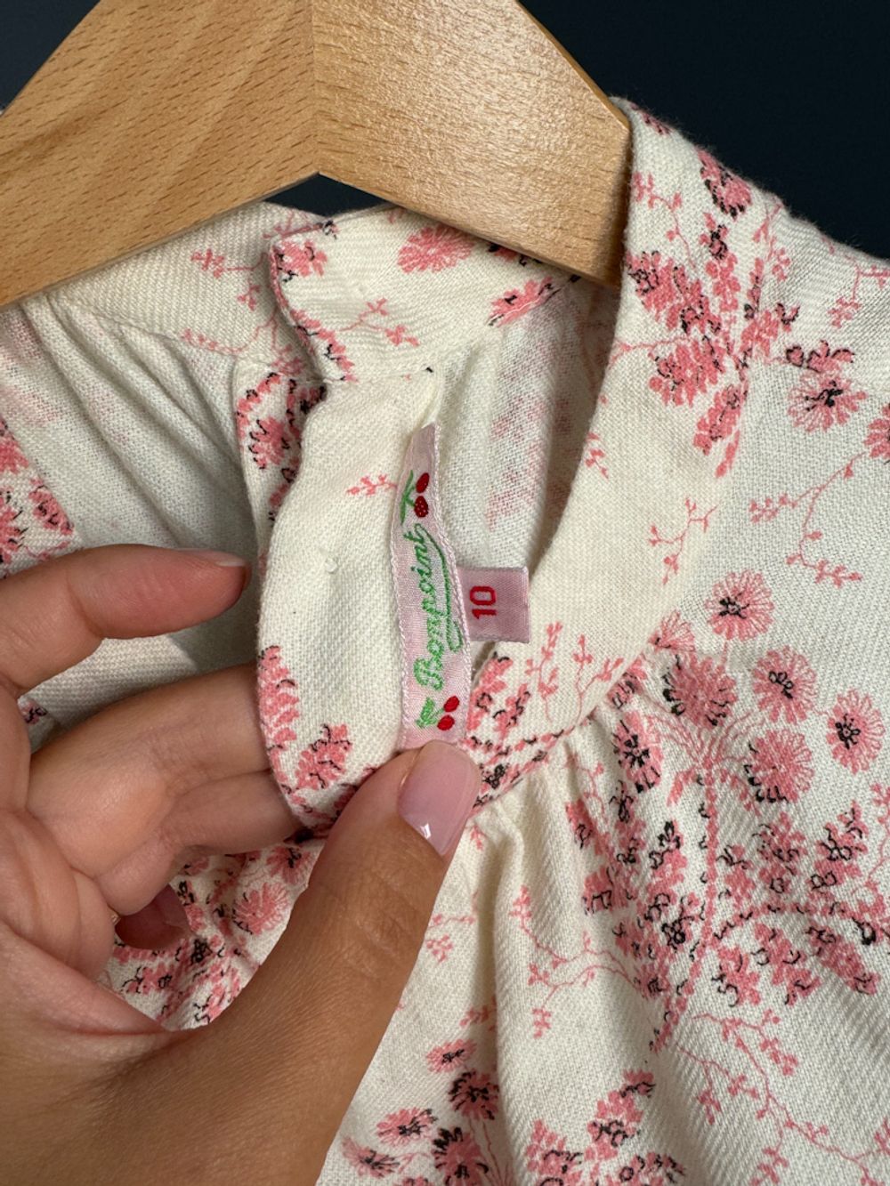 Хлопковая блузка Bonpoint, 140