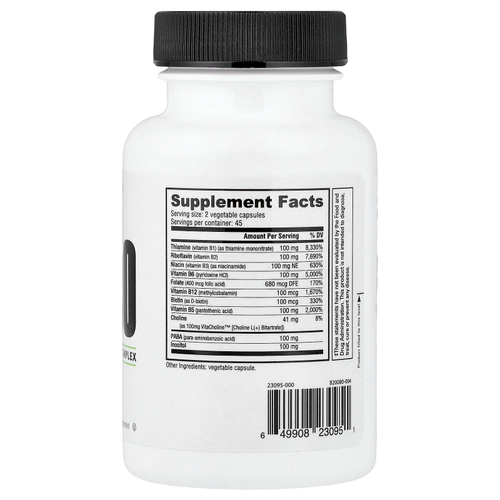 NutraBio, B-100, 90 растительных капсул