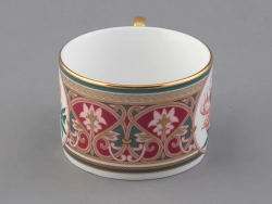 Чашка с блюдцем 250 мл в подарочной упаковке форма Соло, рисунок Дивный Пион, арт. 81.32658.00.1