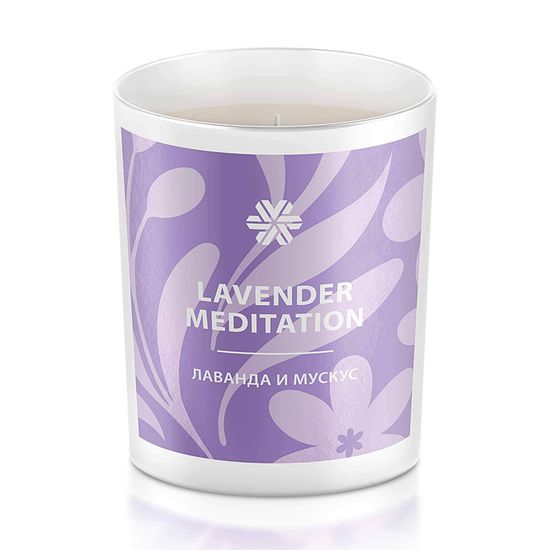 Ароматическая свеча Lavender Meditation (Лаванда и мускус)