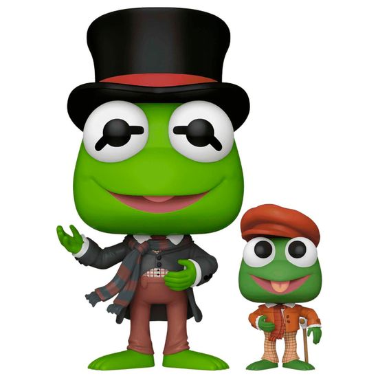 Фигурка Funko POP! Movies Disney Muppets Christmas Carol Bob Cratchit w/Tiny Tim (1457) 72414 / Фигурка Фанко ПОП! по мотивам фильма "Рождественская сказка Маппетов", Боб Крэтчит и Тим