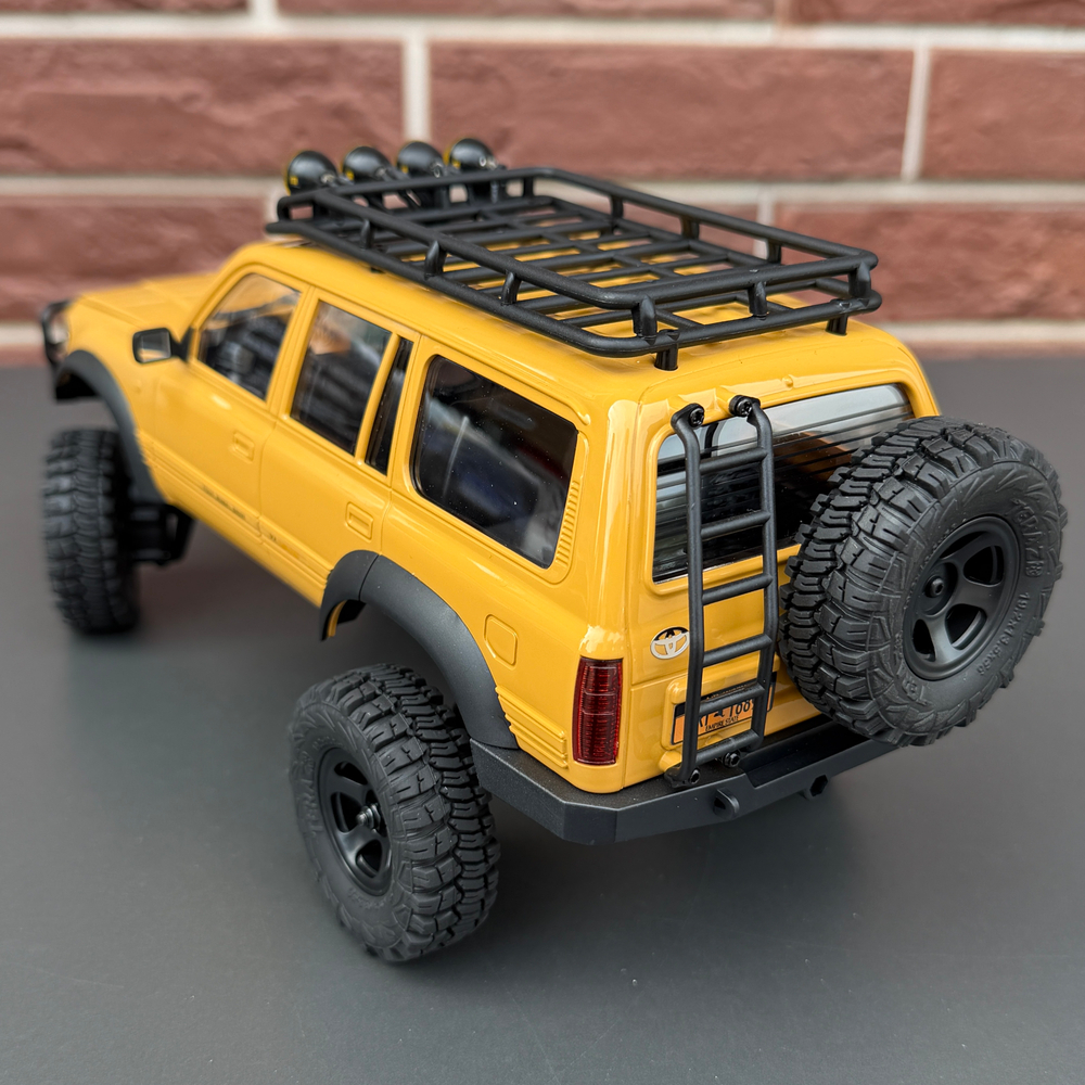 Трофи FMS 1:18 FCX18 Land Cruiser LC80 RTR (желтый)