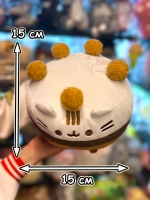 Мягкая игрушка Пушин Кот Кэт плюшевый котик тирамису