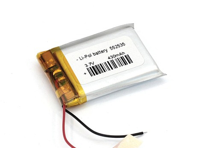 Аккумулятор Li-Pol (батарея) 5.5*25*35мм 2pin 3.7V/430mAh